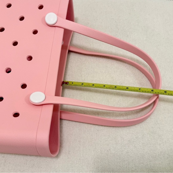 Pink EVA Rubber Waterproof Tote Beach Bag - Picture 7 of 8